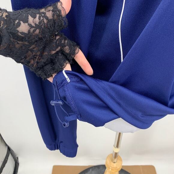 Adidas Sweatshirt Womens M Medium Royal Core 18 Climalite Soccer Half Zip Top - Picture 5 of 11